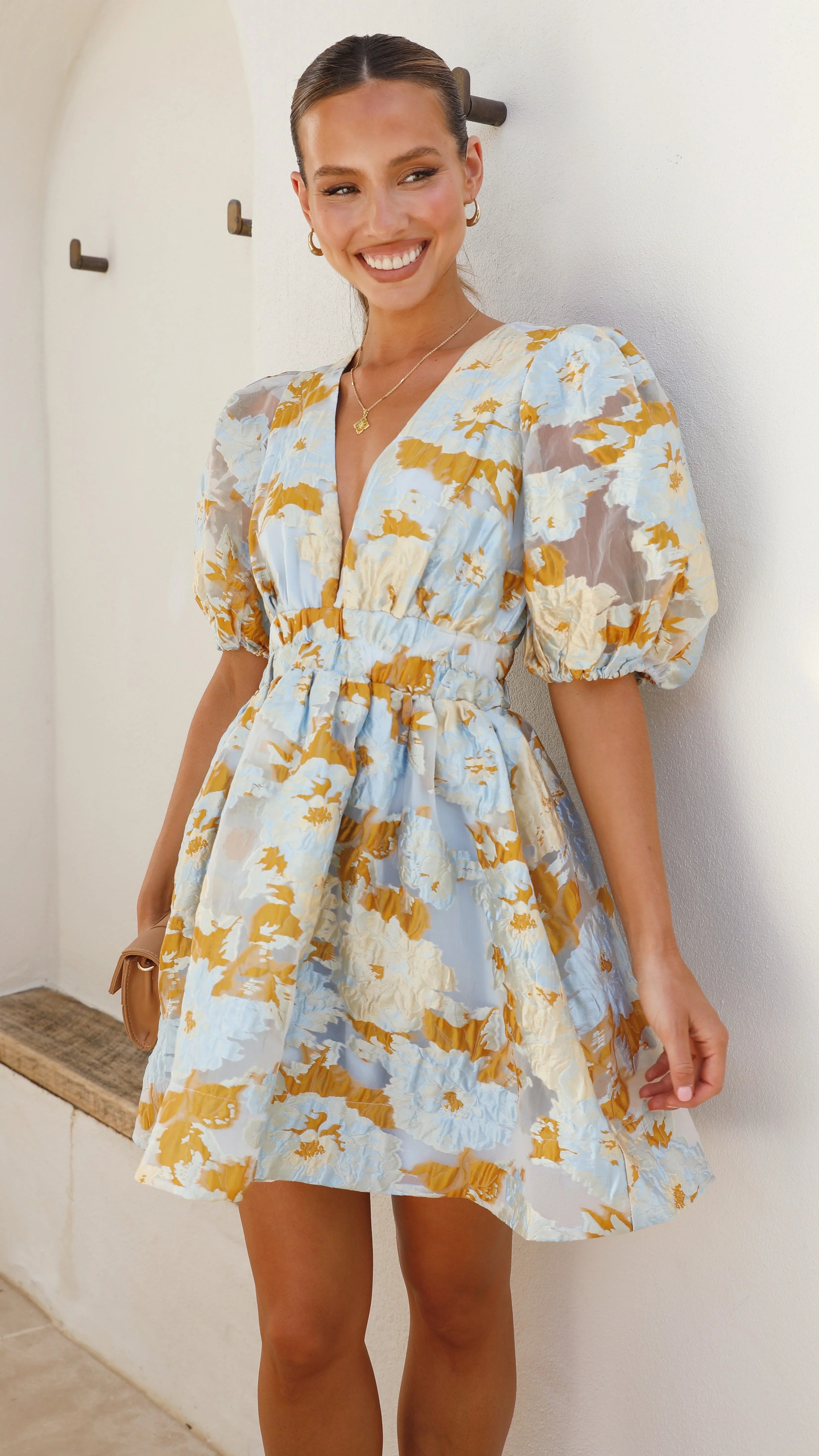 Abel Mini Dress - Blue