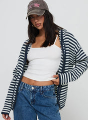 Brienna Zip Jacket Navy