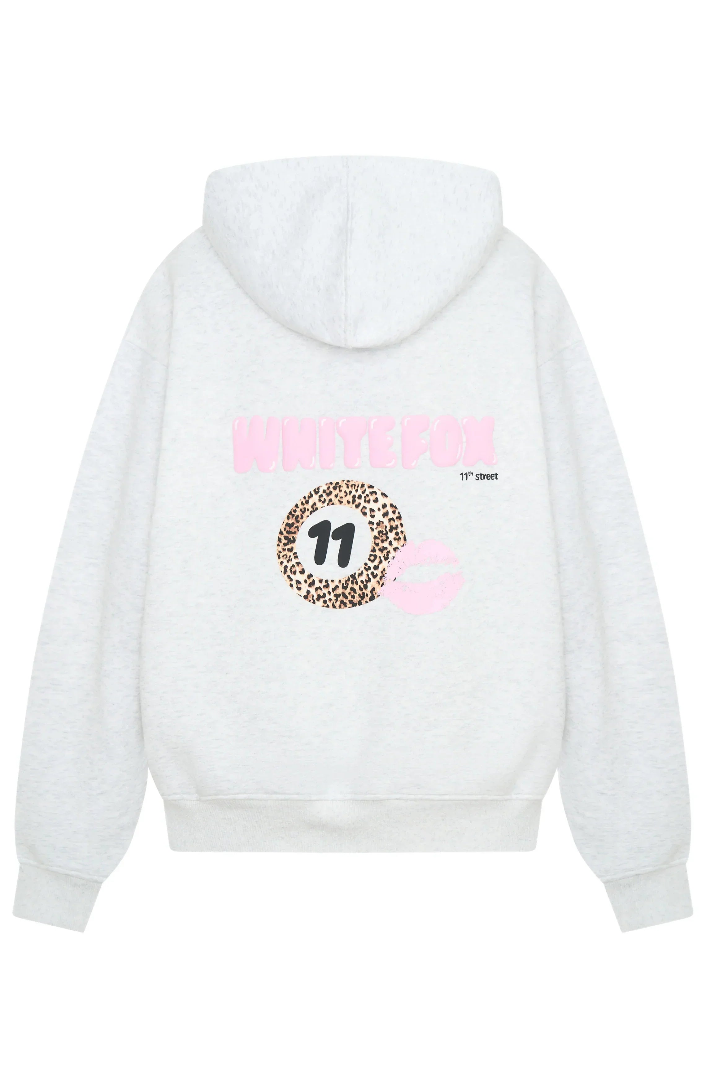 11th Street She's So Lucky Oversized Hoodie Leopard Splice